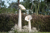 Bloom Paper Mache Floor Lamps - White