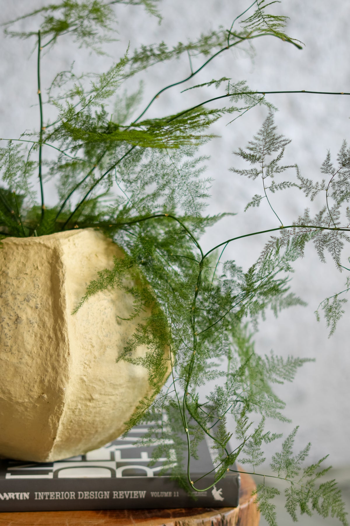 Monolith Form  Paper Mache Vase