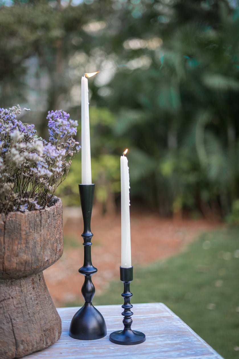 Noir Candle Stand Set