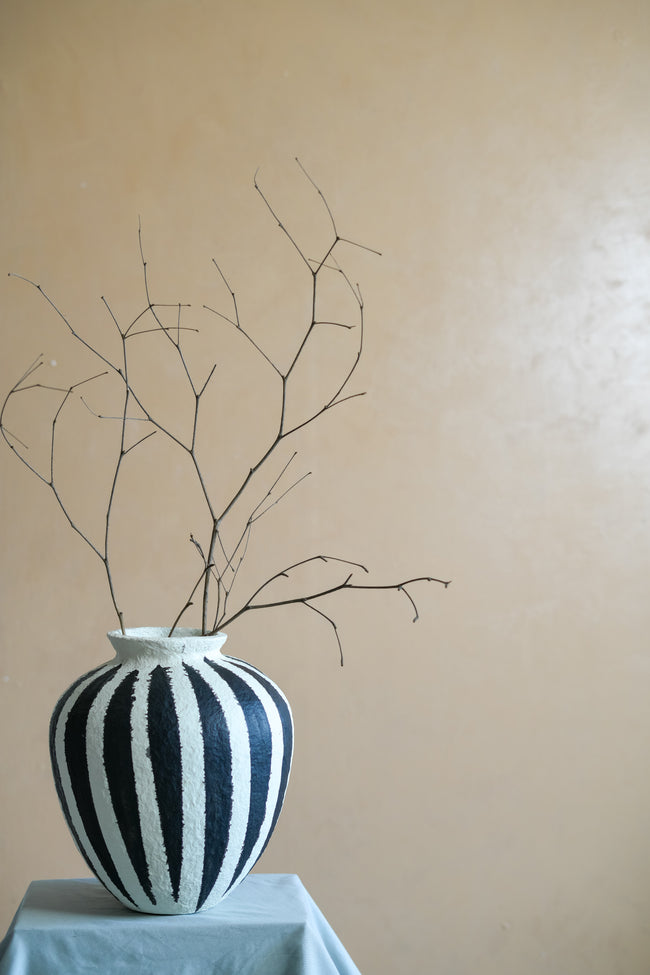 Aztec Paper Mache Vase