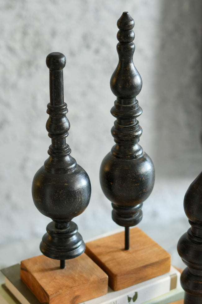 Ebony Totem trio